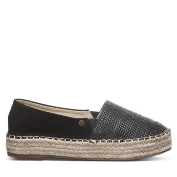 Black espadrilles shoes size 10 - Picture 1 of 8